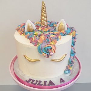 Unicorn-taart-crème | Hippetaarten.nl