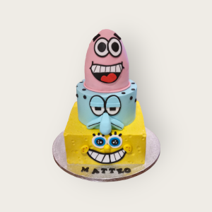 Spongebob taart | Hippetaarten.nl