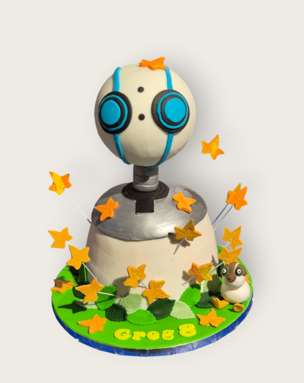 3D Wilde Robot taart | hippetaarten.nl | deheerlijketaart.nl